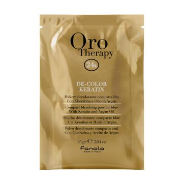 Pudra Decoloranta Fanola Oro Therapy De-Color Keratin 75g