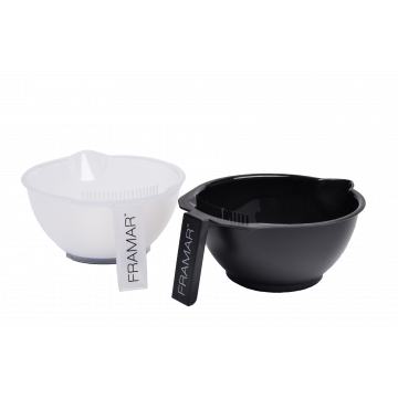 Set boluri Framar, pentru vopsea de par, Black & Clear, 2buc. Xpert Beauty