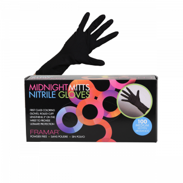 Manusi Framar Nitril Midnight M 100buc. Xpert Beauty