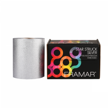 Rola folie aluminiu Framar Star Struck Silver M, pentru suvite, 12.7cm x 97.5m Xpert Beauty