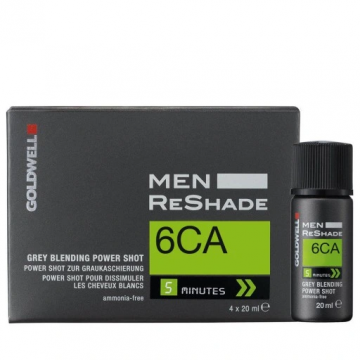 Goldwell Men ReShade Grey Blending Power Shot 6CA Hamvas Sötét Szőke hajfesték 4x20ml