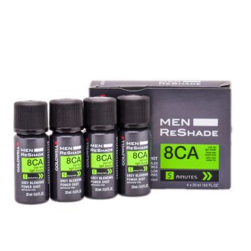 Goldwell Men ReShade Natural Blonde Power Shot 8CA Természetes Szőke hajfesték 4x20ml