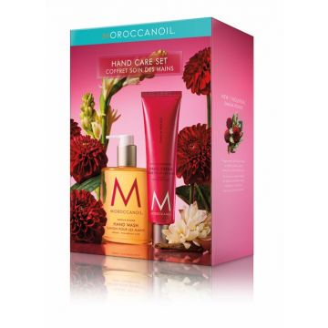 Комплект за грижа за ръцете Moroccanoil Dahlia Rouge, 360мл+100 мл