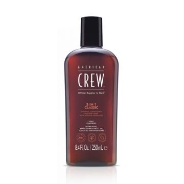 Sampon, Balsam de par, Gel de dus American Crew 3-in-1 Classic Men 250ml