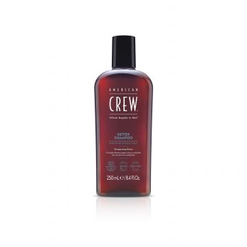 Sampon American Crew Detox Men pentru reglarea sebumului excesiv 250ml