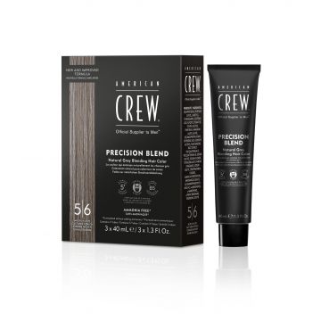 Nuantator de par American Crew Precision Blend Medium Ash 5/6 Men 3x40ml