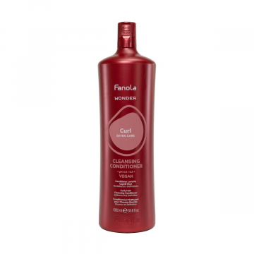 Balsam de par Fanola Wonder Curl Cleansing Conditioner, pentru par cret, 1000ml