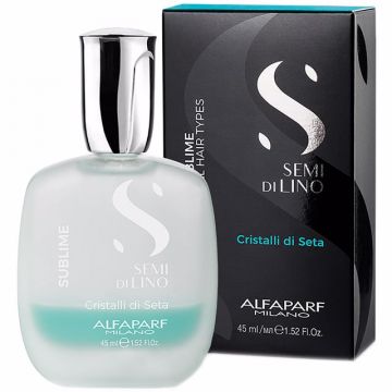 Tratament de par Alfaparf Milano Semi Di Lino Sublime Cristalli di Seta 45ml