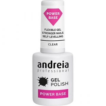 Baza de unghii semi-permanenta Andreia Power Base Coat Clear 10.5ml