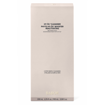 Set demachiant bifazic Babor HY-OL Cleanser PHYTO HY-OL Booster Reactivating 200ml+100ml
