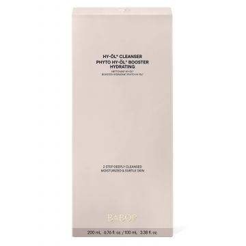Set demachiant bifazic Babor HY-OL Cleanser si Phyto HY-OL Booster Hydrating 1x200ml+1x100ml