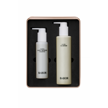 Set demachiant bifazic Babor HY-OL Cleanser PHYTO HY-OL Booster Calming 1x200ml+1x100ml