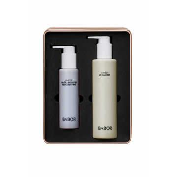Set demachiant bifazic Babor HY-OL Cleanser PHYTO HY-OL Booster Reactivating 1x200ml+1x100ml