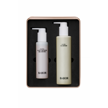 Set demachiant bifazic Babor HY-OL Cleanser PHYTO HY-OL Booster Balancing 1x200ml+1x100ml
