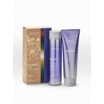 Set Joico Duo Blonde Life Violet, pentru par blond, 300ml+250ml
