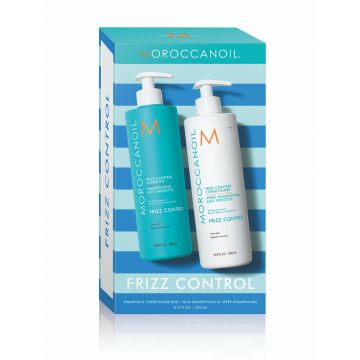 Set de par Moroccanoil Frizz Control Duo, pentru netezirea parului, 2x500ml Xpert Beauty