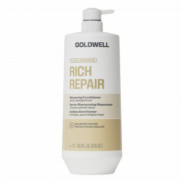 Балсам за коса Goldwell Dualsenses Rich Repair, за суха и увредена коса, 1000 мл