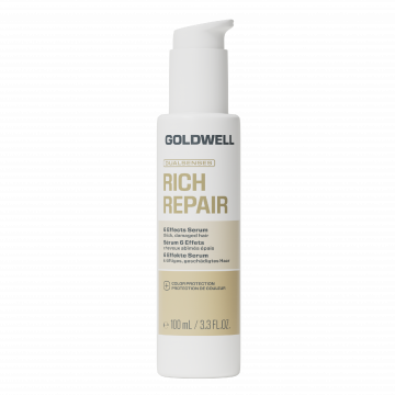 Ser de par Goldwell Dualsenses Rich Repair 6 Effects, 6-in-1 pentru par uscat si deteriorat, 100ml