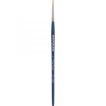 Pensula profesionala subtire Kryolan Round Torey Brush No.0