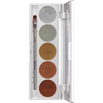 Paleta machiaj Kryolan METALLIQUE LUXURY1 5nuante/9g