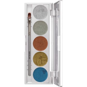 Paleta machiaj Kryolan METALLIQUE LUXURY2 5nuante/9g