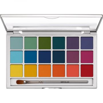 Paleta machiaj Kryolan Eyeshadow Variety 18 nuante V2 20g