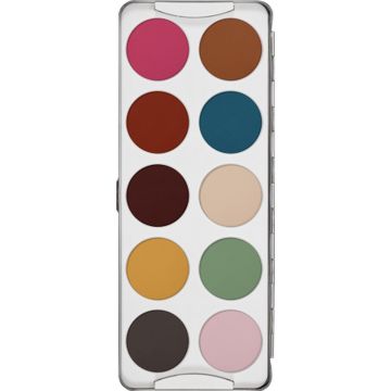 Makeup Palette 10 colours Kryolan Eyeshadow ClaSsiC/25G