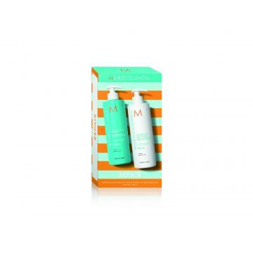 Set de par Moroccanoil Repair Duo, pentru reparare, 2x500ml+15ml