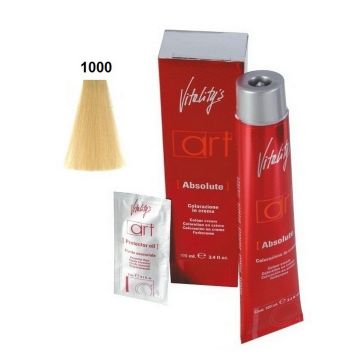 Vopsea permanenta de par Vitality's Art Absolute cu amoniac Natural 1000 Ultradeschis 100ml