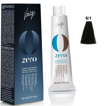 Vopsea de par permanenta Vitality's New Zero Cream 6/1 fara amoniac 60ml