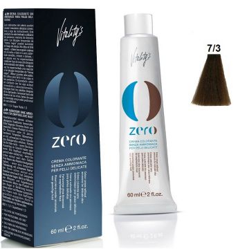 Vopsea de par permanenta Vitality's New Zero Cream 7/3 fara amoniac 60ml