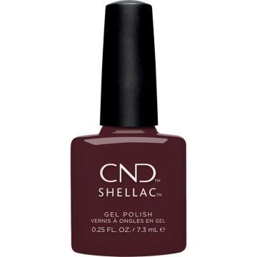 Lac de unghii semipermanent CND Shellac Black Cherry 7.3ml