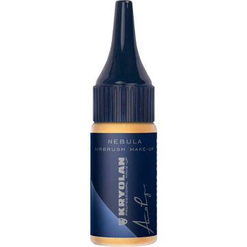 Fard lichid profesional Kryolan Nebula Iridescent Airbrush Luminous Gold 14ml