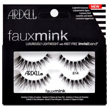 False Eyelashes Ardell Faux Mink 814 2 Pack