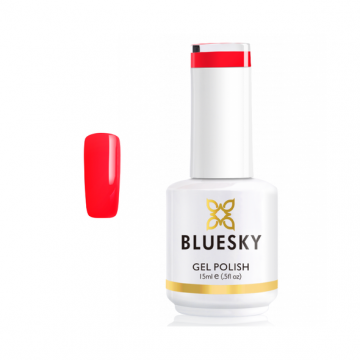 Lac de unghii semipermanent Bluesky UV Red Carrot 15ml