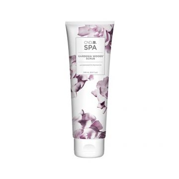 Exfoliant CND Spa Gardenia Woods Scrub pentru maini si picioare 248ml