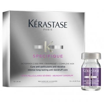 Kerastase Specifique Anti-Pelliculaire Korpásodás elleni intenzív hosszadalmas hajkezelés 12x6ml