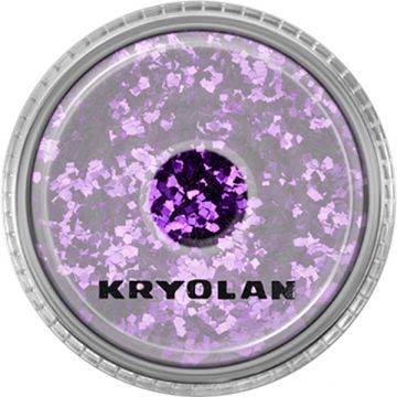 Glitter Kryolan Polyester Glimmer particule 25/90 Purple 4g