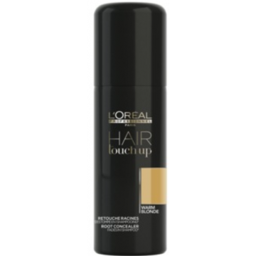 Spray corector profesional pentru acoperirea firelor albe de par L'Oréal Professionnel Hair Touch Up Warm Blonde, 75 ml