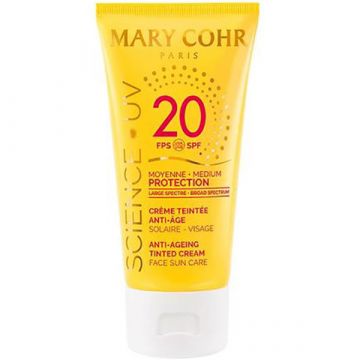 Crema de fata nuantatoare Mary Cohr cu protectie solara Science UV SPF20 50ml