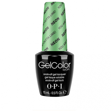 Lac De Unghii Semipermanent Opi Gelcolor You Are So Outta Of Lime15Ml