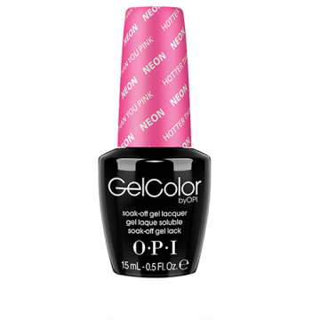 Lac De Unghii Semipermanent Opi Gelcolor Hotter Than You Pink 15Ml