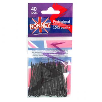 Hair Pins Ronney black 40 buc