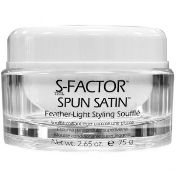 Spuma de par Tigi S-factor Spun Satin pentru texturizare 75g