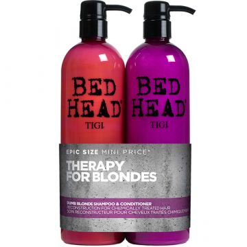 Tigi Bed Head Dumb Blonde Tween Duo Hajápoló készlet Sampon 750ml+Kondicíonáló 750ml