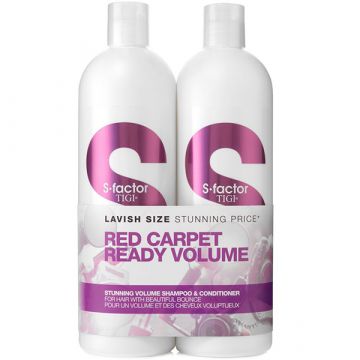 Tigi S Factor Red Carpet Ready Volume hajápoló készlet Sampon 750ml+Kondicíonáló 750ml