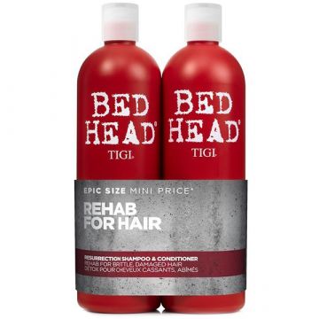 Set Tigi Bed Head Rehab for Hair Sampon 750ml+Balsam 750ml