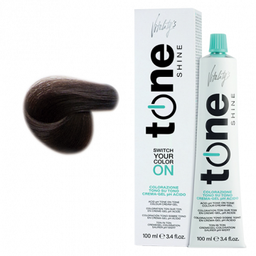 Боя за коса полутрайна Vitality's Tone Intense Dark Blonde без амоняк