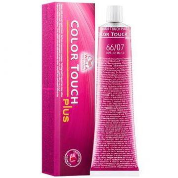 Hair Dye Wella Professionals Color Touch PLUS 66/07 Blonde Dark Intense Natural Chestnut 60ml
