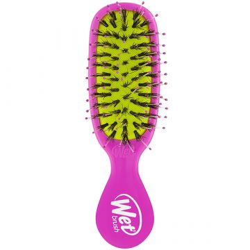 Perie de par Wet Brush Shine Enhancer Mini pentru stralucire Mov
